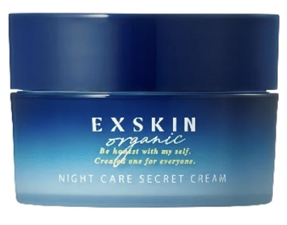 エクスキンオーガニック ナイトケアシークレットクリーム 本体（レフィル込）50g