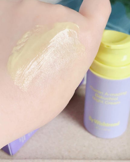 ビタミンA-mazingバクチオールナイトクリーム/By Wishtrend/フェイスクリームを使ったクチコミ(5枚目)