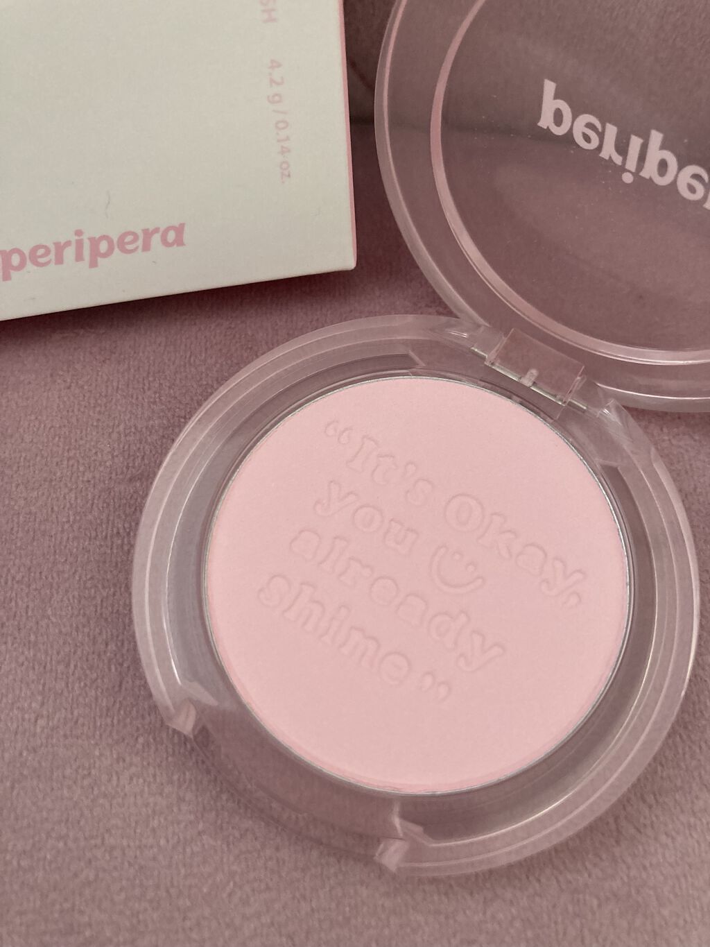 ピュア ブラッシュド サンシャイン チーク 06 MORNING BLUSH(朝寝坊だいすき)/PERIPERA/パウダーチークを使ったクチコミ（3枚目）