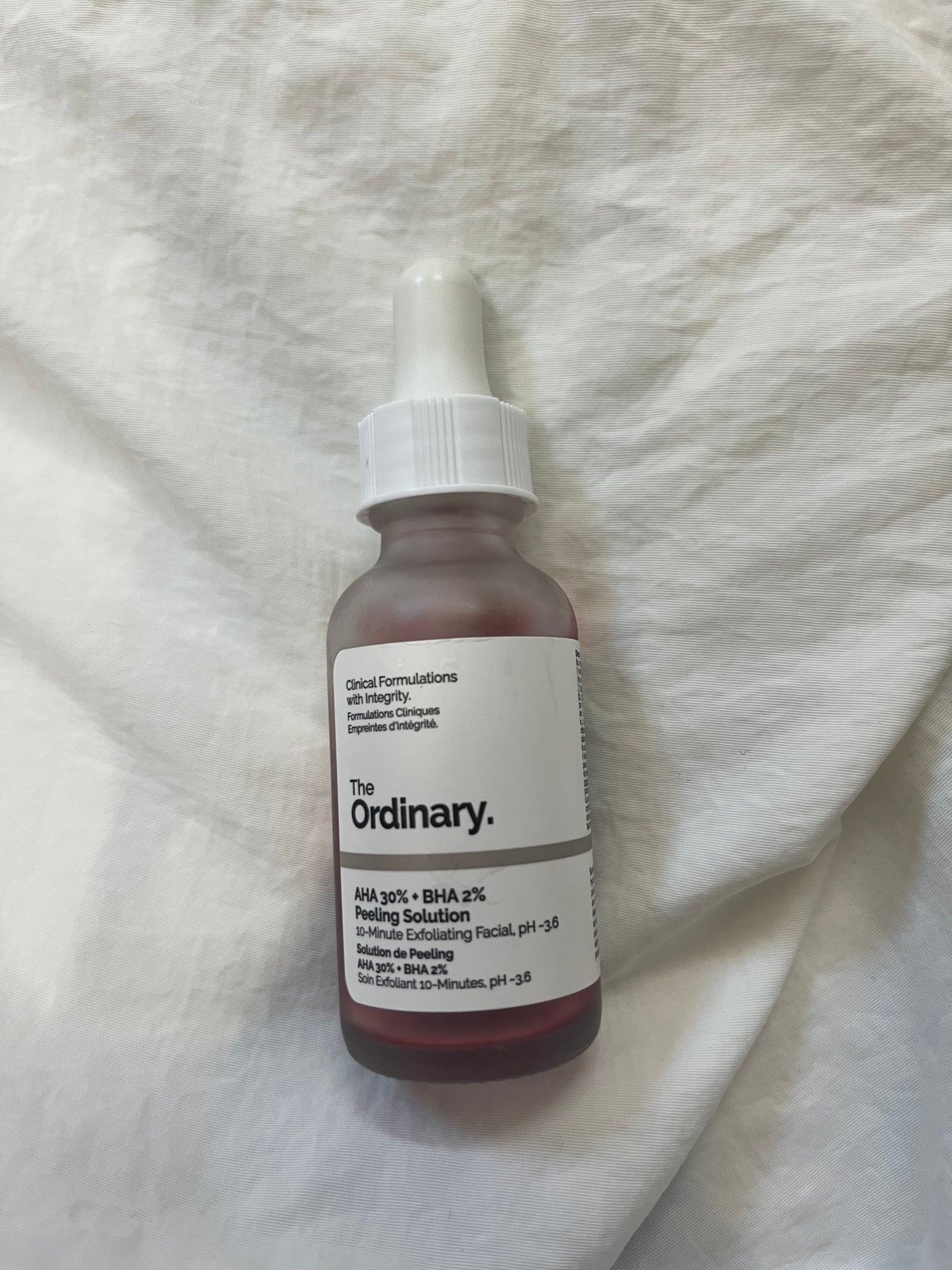 AHA 30% + BHA 2% Peeling Solution/The Ordinary/ピーリングを使ったクチコミ(1枚目)