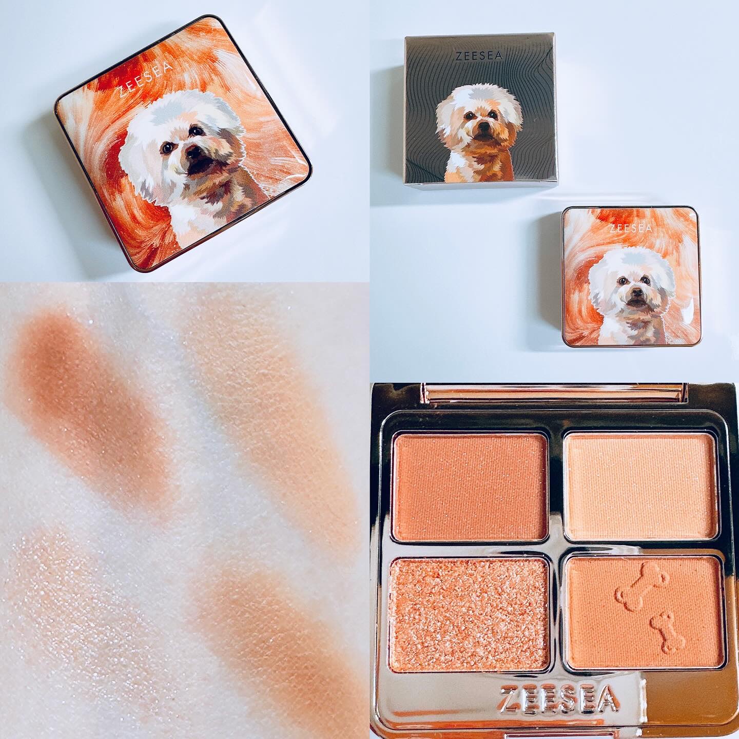 アニマルアイシャドウ(4シェード)/ZEESEA/アイシャドウパレットを使ったクチコミ（2枚目）