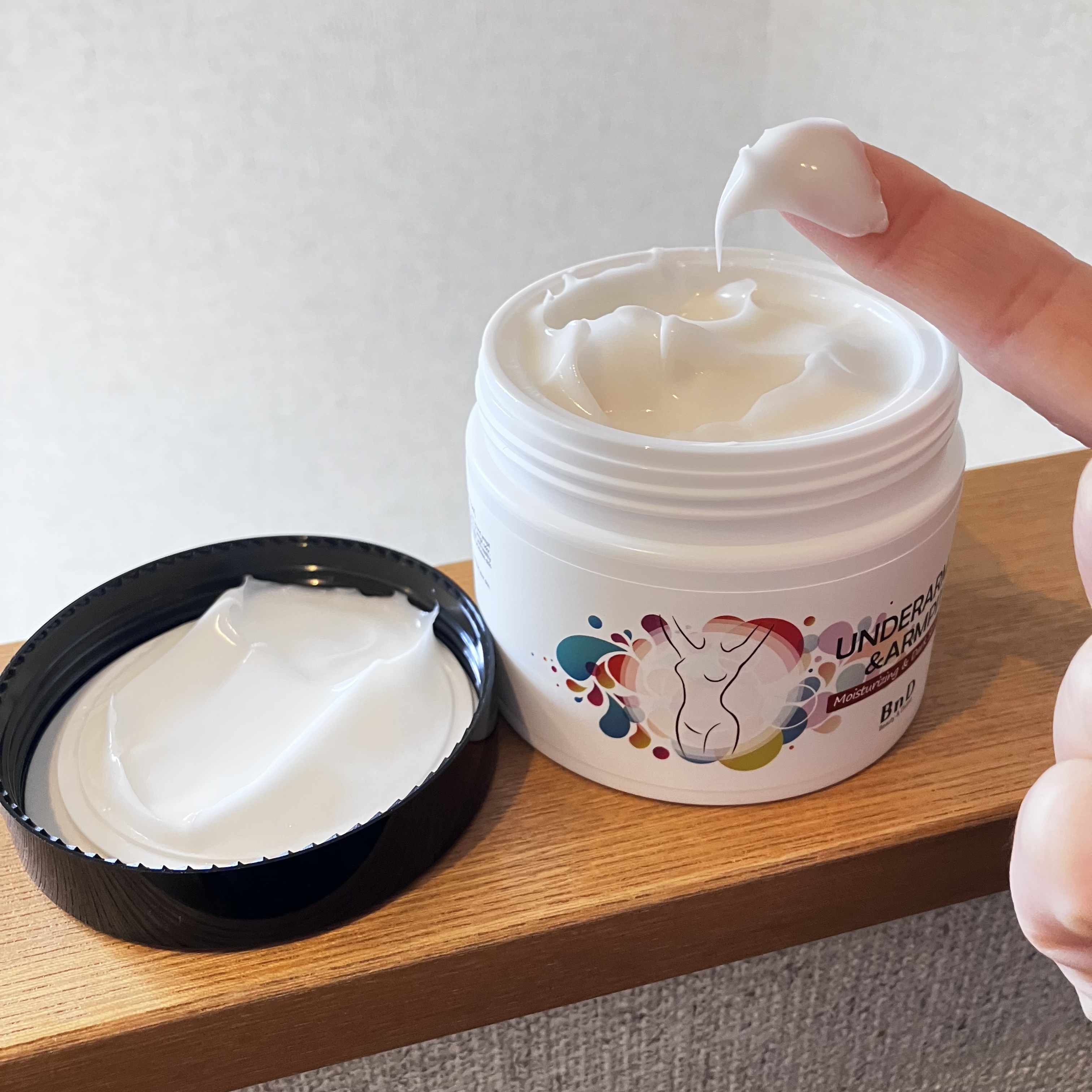 BnDアンダーアームクリーム(ボディクリーム)/BnD/デリケートゾーンケアを使ったクチコミ（2枚目）