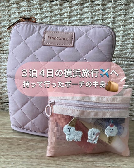 Saya on LIPS 「横浜旅行✈️へ行った時のポーチの中身👝ˊ˗なるべくコスメの数を..」(1枚目)