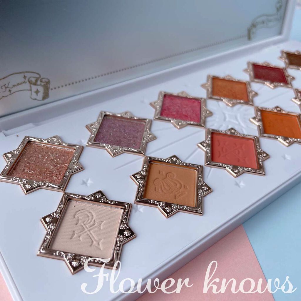 リトルエンジェル12色アイシャドウパレット/FlowerKnows/アイシャドウパレットを使ったクチコミ（3枚目）