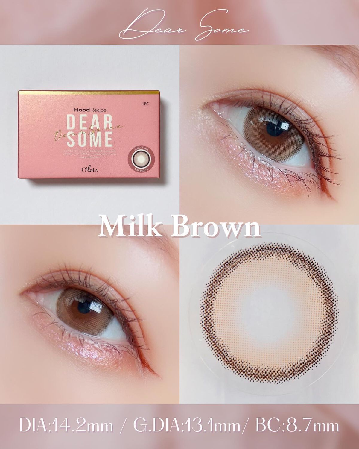 ディアサム(DearSome)/OLOLA/カラーコンタクトレンズを使ったクチコミ(2枚目)