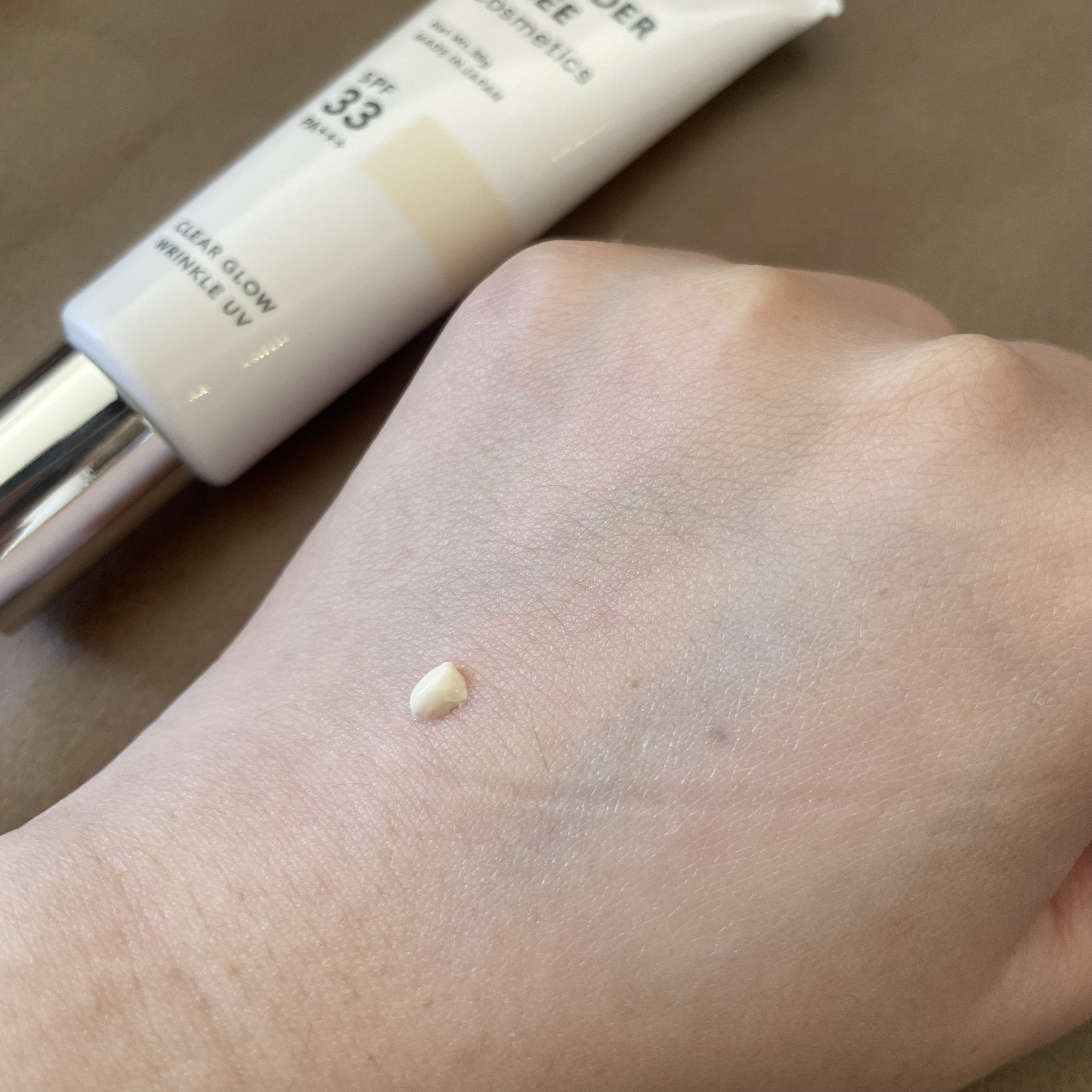 クリアグロウリンクルUV/BORDER FREE cosmetics/日焼け止め・UVケアを使ったクチコミ（2枚目）