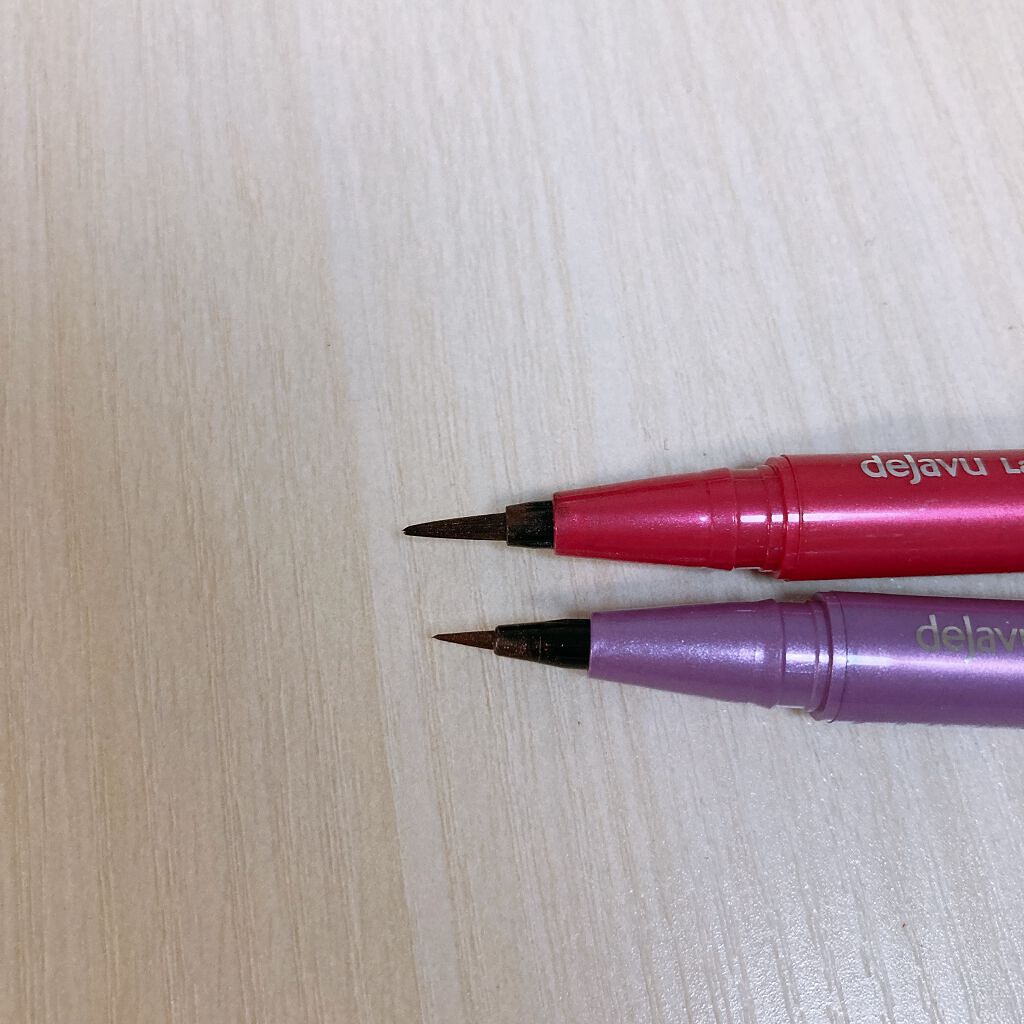 「密着アイライナー」ショート筆リキッド/デジャヴュ/リキッドアイライナーを使ったクチコミ(3枚目)