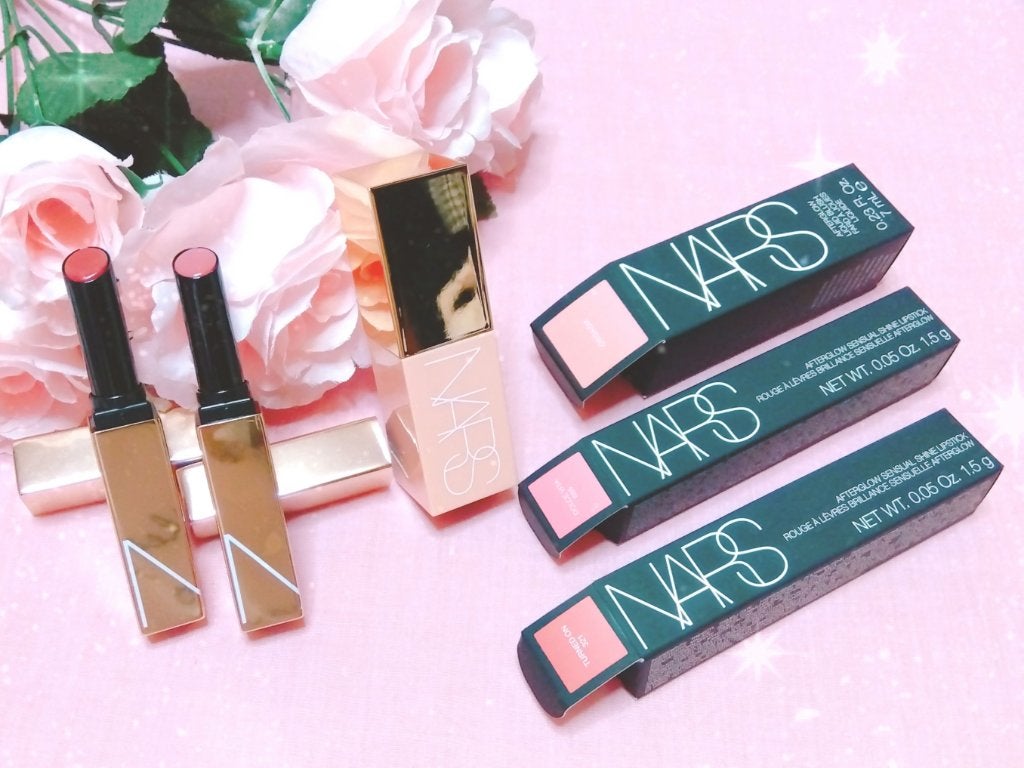 アフターグロー センシュアルシャイン リップスティック/NARS/口紅を使ったクチコミ(1枚目)