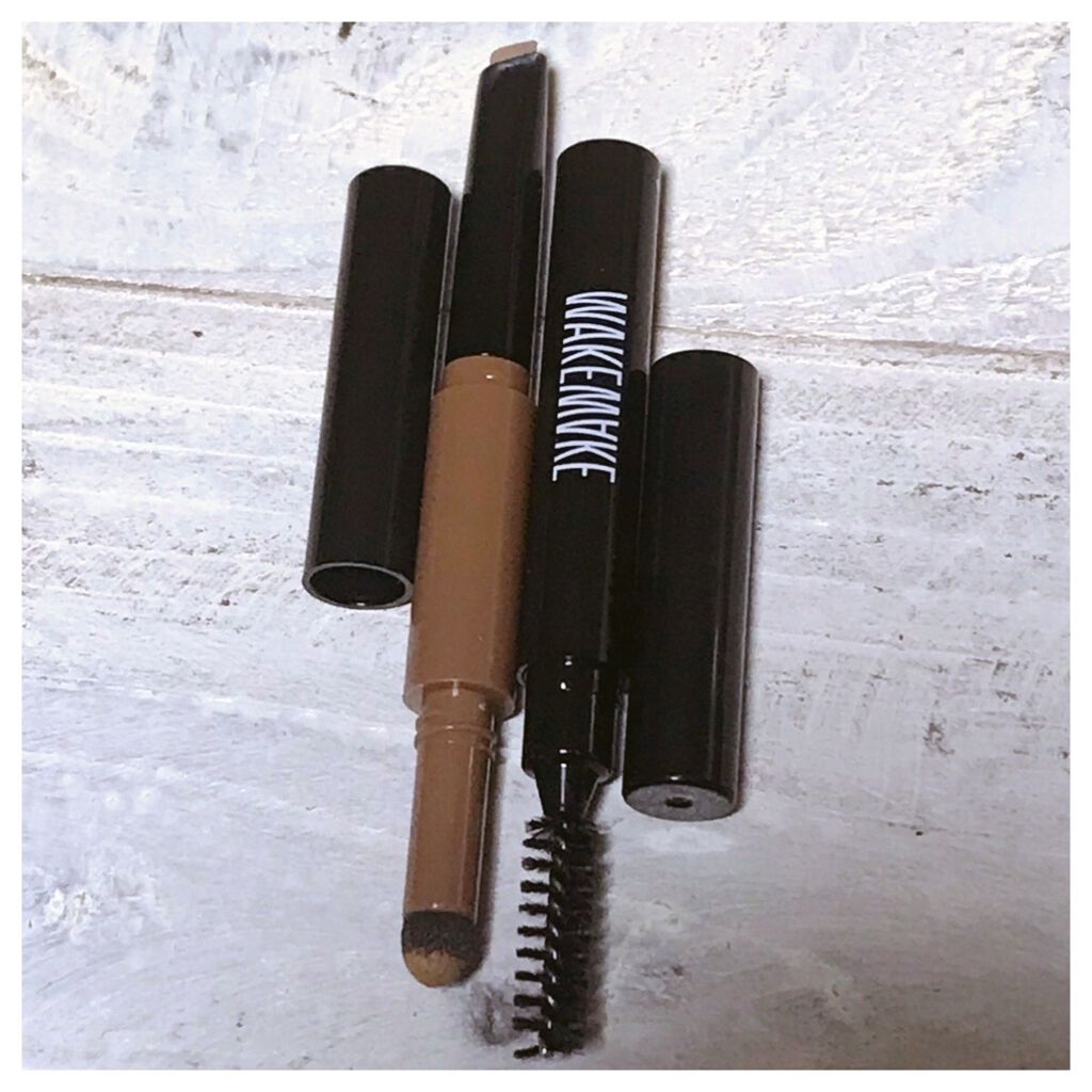 パウダージェットデュアルブロウ/wakemake/アイブロウペンシルを使ったクチコミ（2枚目）