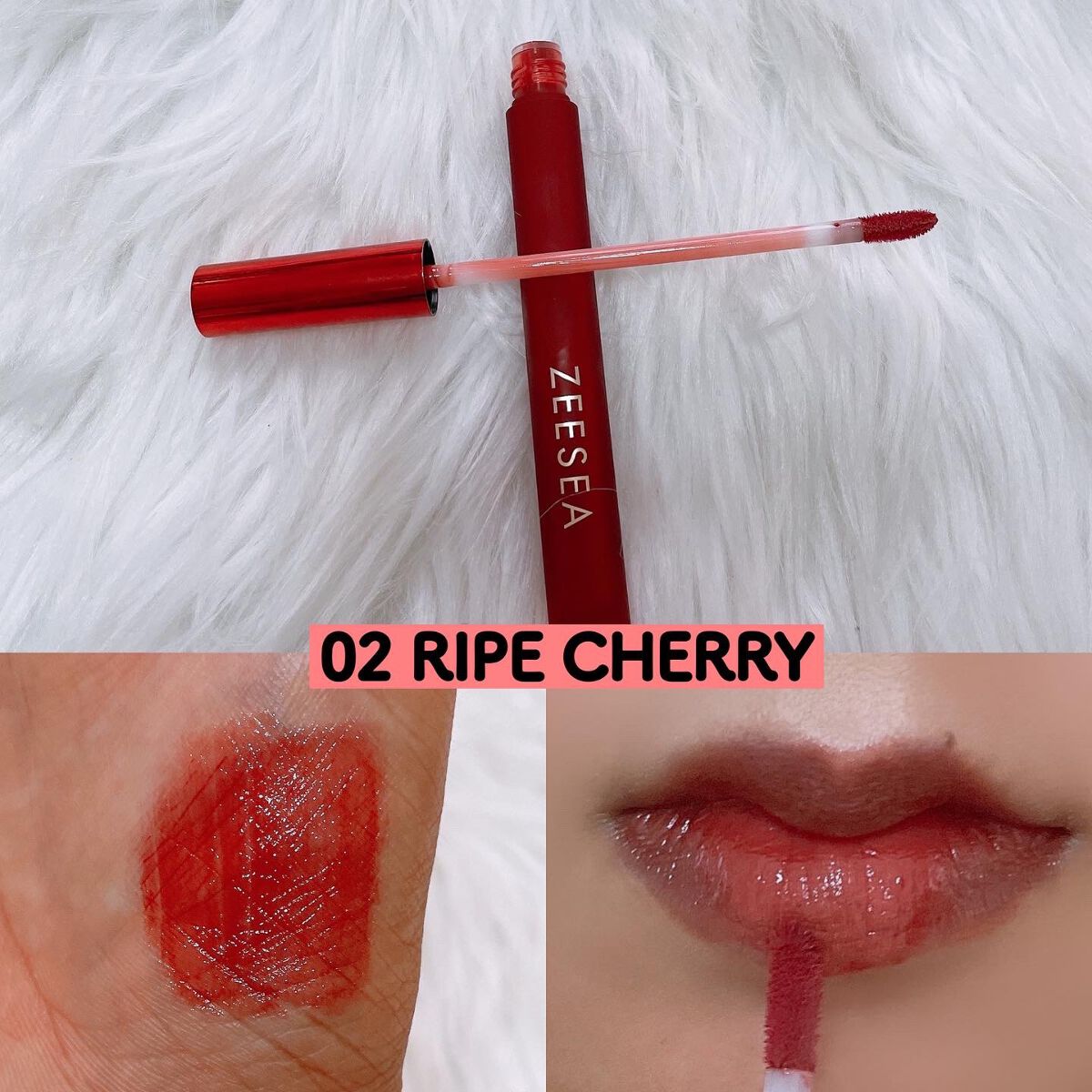 ジューシーリップグロス/ZEESEA/リップグロスを使ったクチコミ(4枚目)