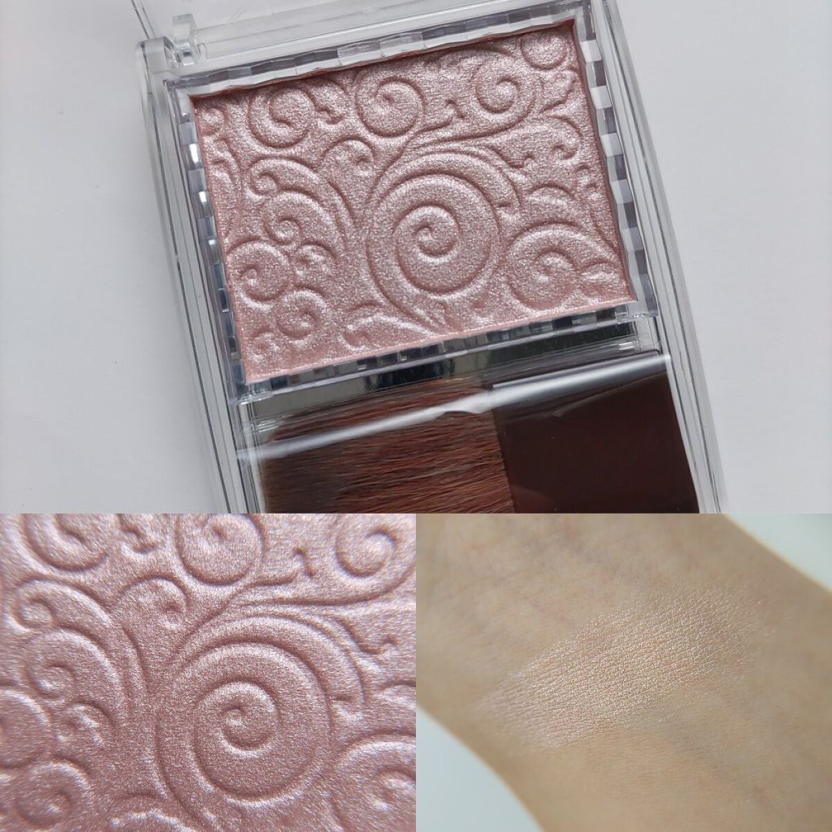 パールグロウハイライト/CEZANNE/パウダーハイライトを使ったクチコミ(2枚目)