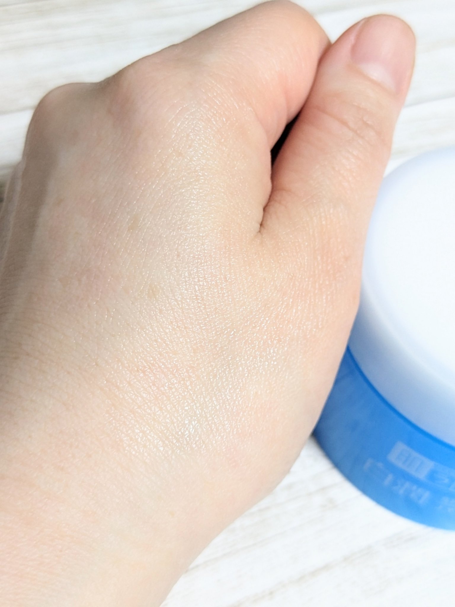 白潤薬用美白ジェル/肌ラボ/フェイスクリームを使ったクチコミ（3枚目）