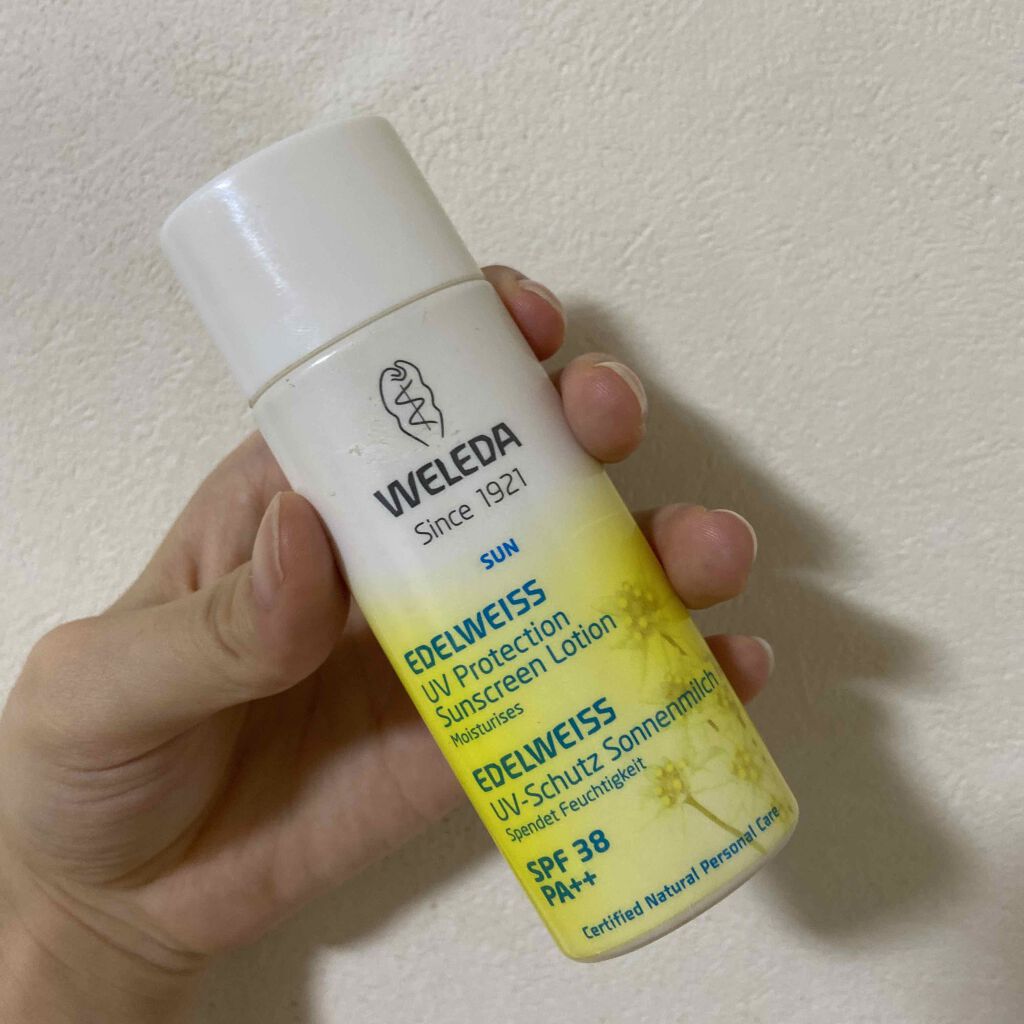 エーデルワイス UVプロテクト 旧バージョン/WELEDA/化粧下地を使ったクチコミ（1枚目）