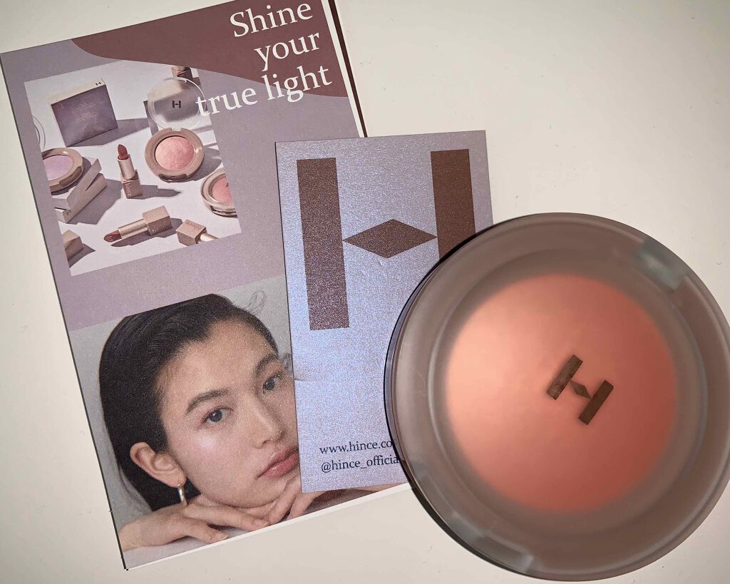 トゥルーディメンショングロウチーク/hince/パウダーチークを使ったクチコミ（1枚目）