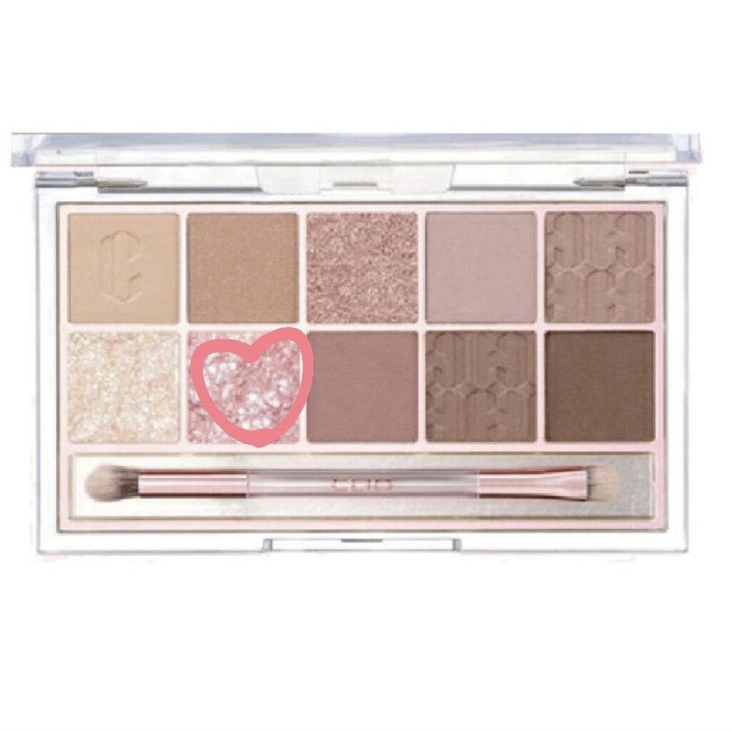 プロ アイ パレット/CLIO/アイシャドウパレットを使ったクチコミ（2枚目）