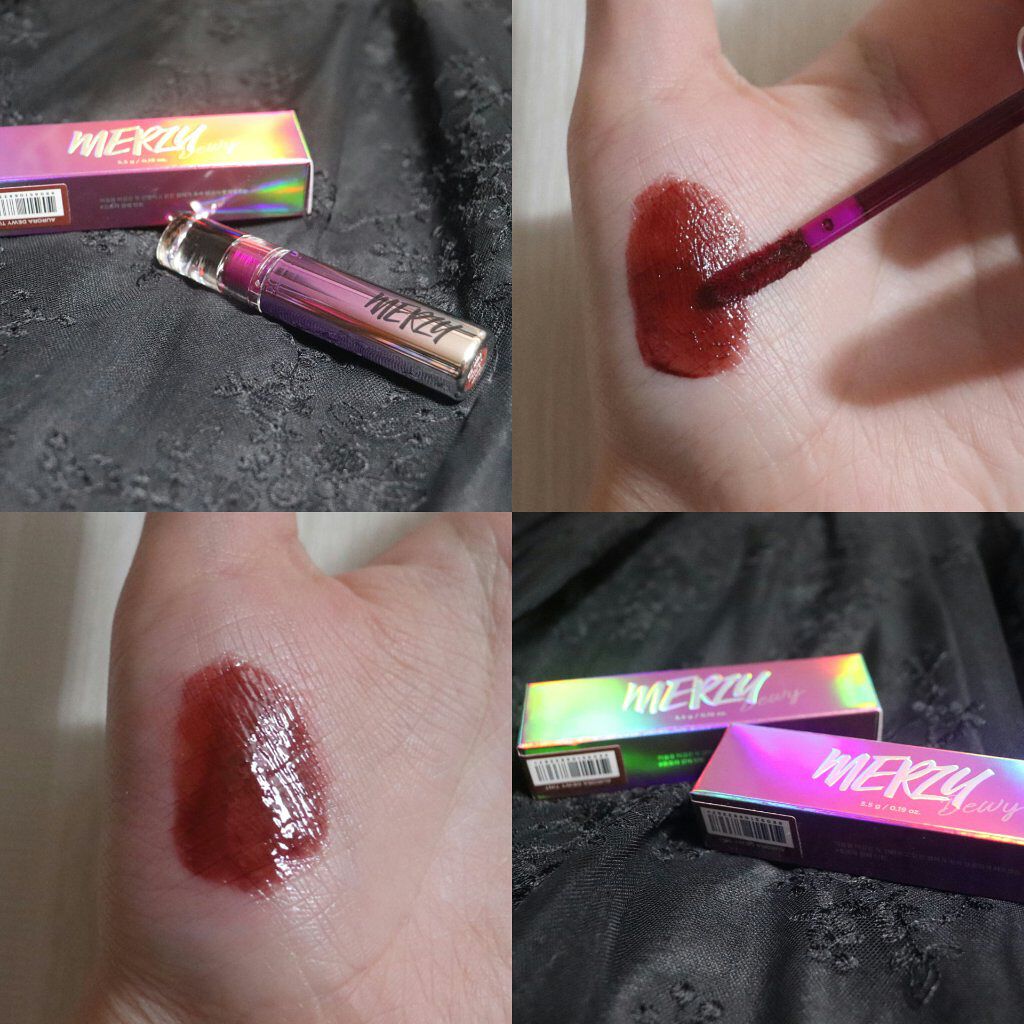 オーロラ デュイ ティント/MERZY/リップティントを使ったクチコミ(2枚目)