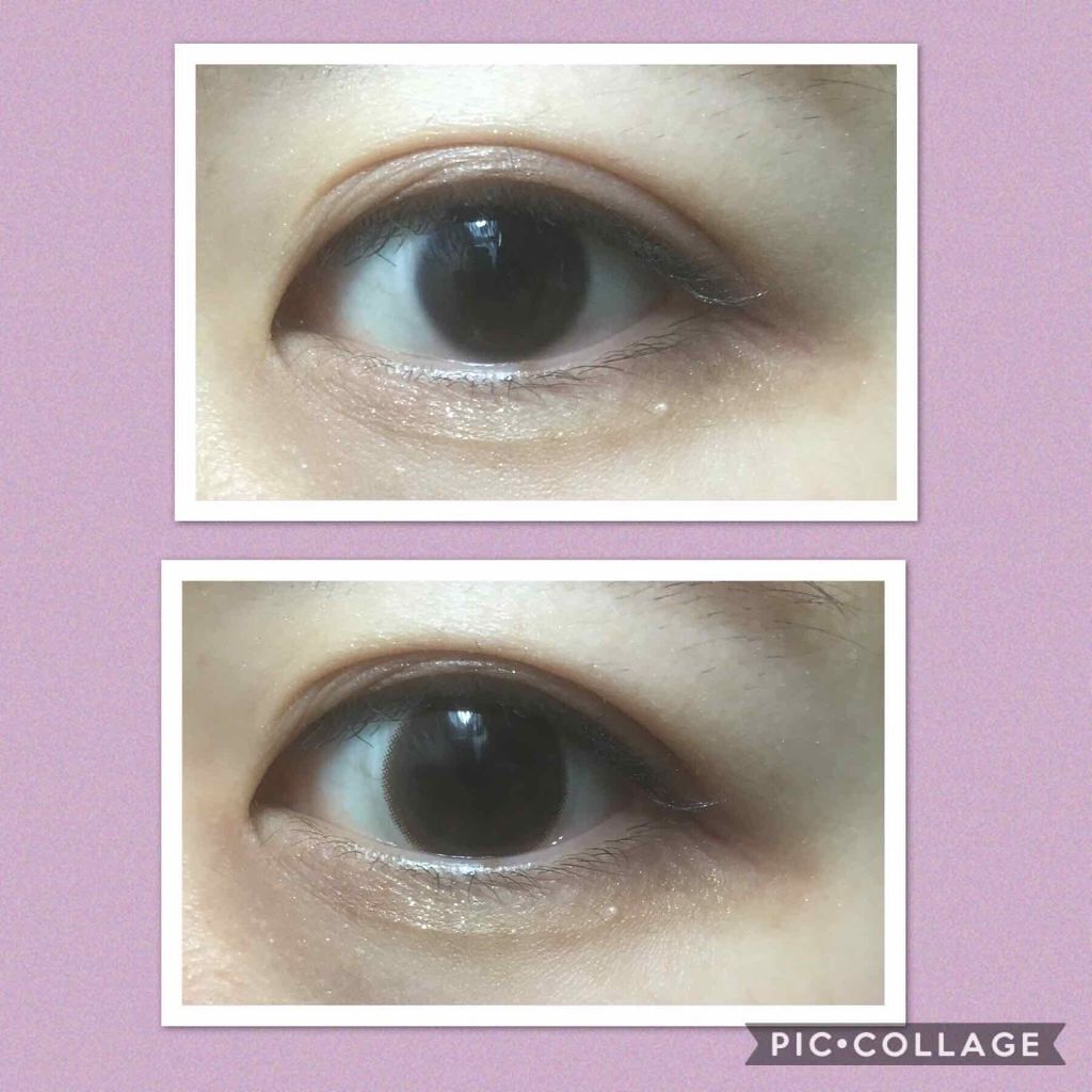 エルージュ 2weeks シックブラウン/éRouge/２週間（２WEEKS）カラコンを使ったクチコミ（3枚目）