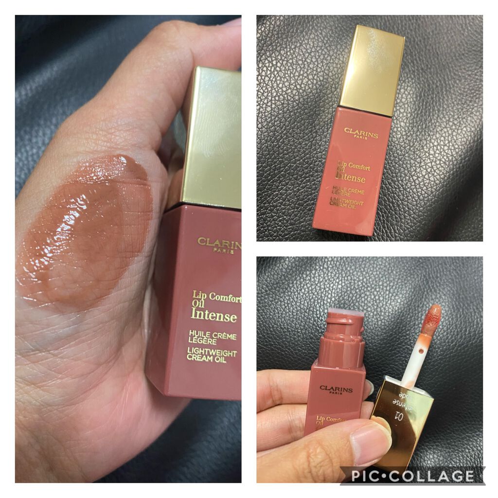 コンフォート リップオイル インテンス/CLARINS/リップグロスを使ったクチコミ（1枚目）