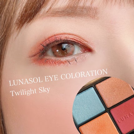 アイカラーレーション/LUNASOL/アイシャドウパレットを使ったクチコミ(1枚目)