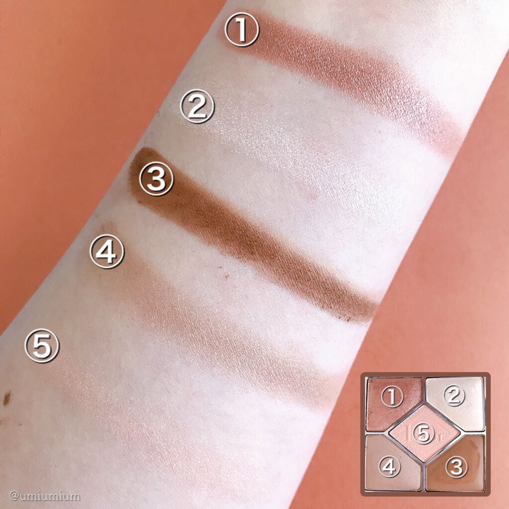 【旧】サンク クルール クチュール/Dior/アイシャドウパレットを使ったクチコミ(3枚目)