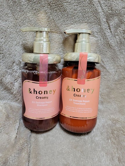 Creamy EXダメージリペアシャンプー1.0/ヘアトリートメント2.0/&honey/市販シャンプーを使ったクチコミ(1枚目)