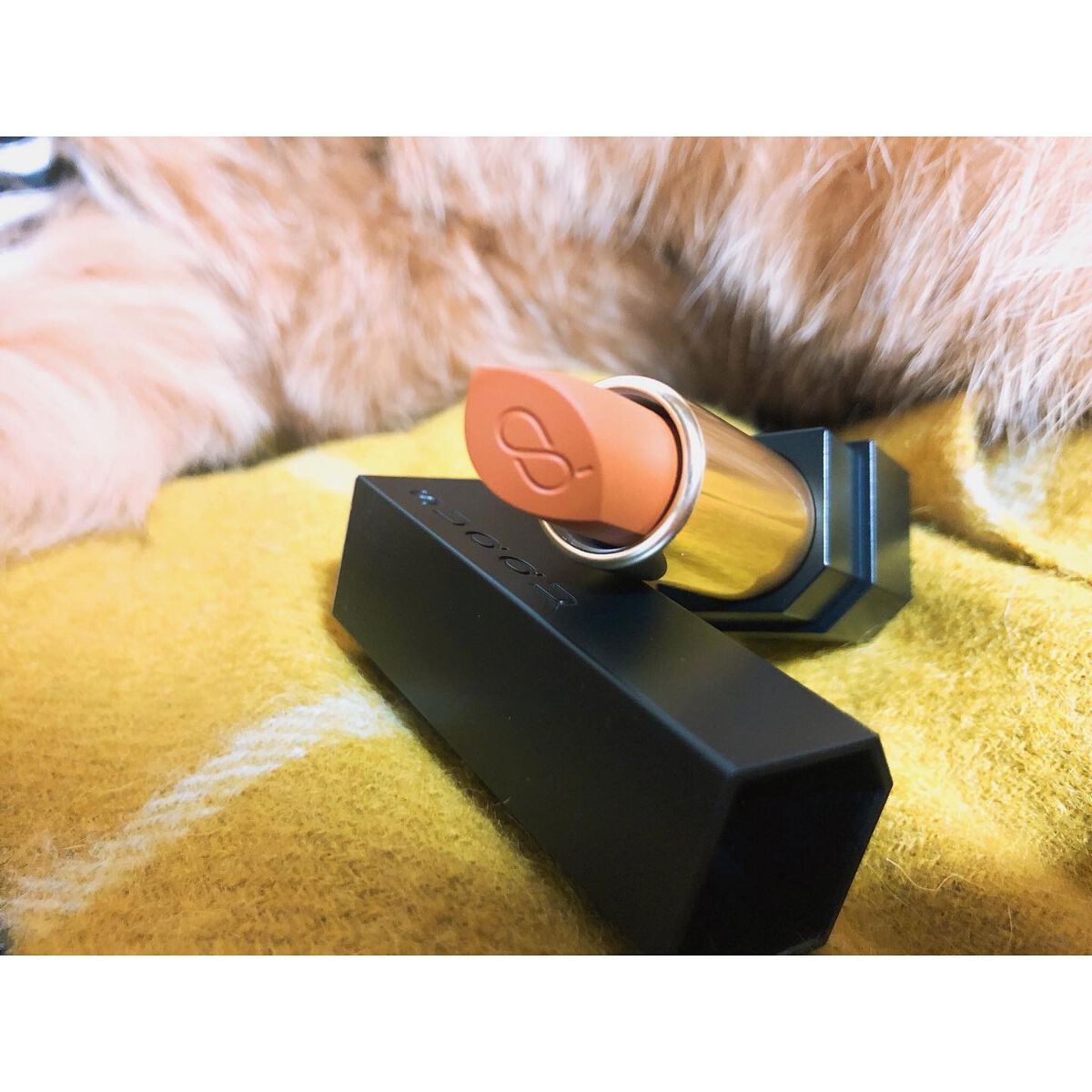 シアー マット リップスティック 107 黄梅-OUBAI＜限定色＞/SUQQU/口紅を使ったクチコミ（1枚目）