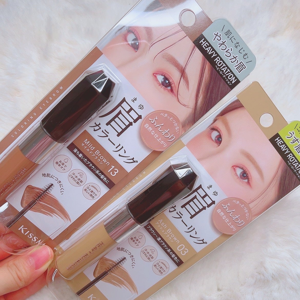 カラーリングアイブロウ/ヘビーローテーション/眉マスカラを使ったクチコミ(3枚目)
