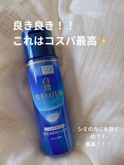 白潤プレミアム薬用浸透美白化粧水/肌ラボ/化粧水を使ったクチコミ(2枚目)