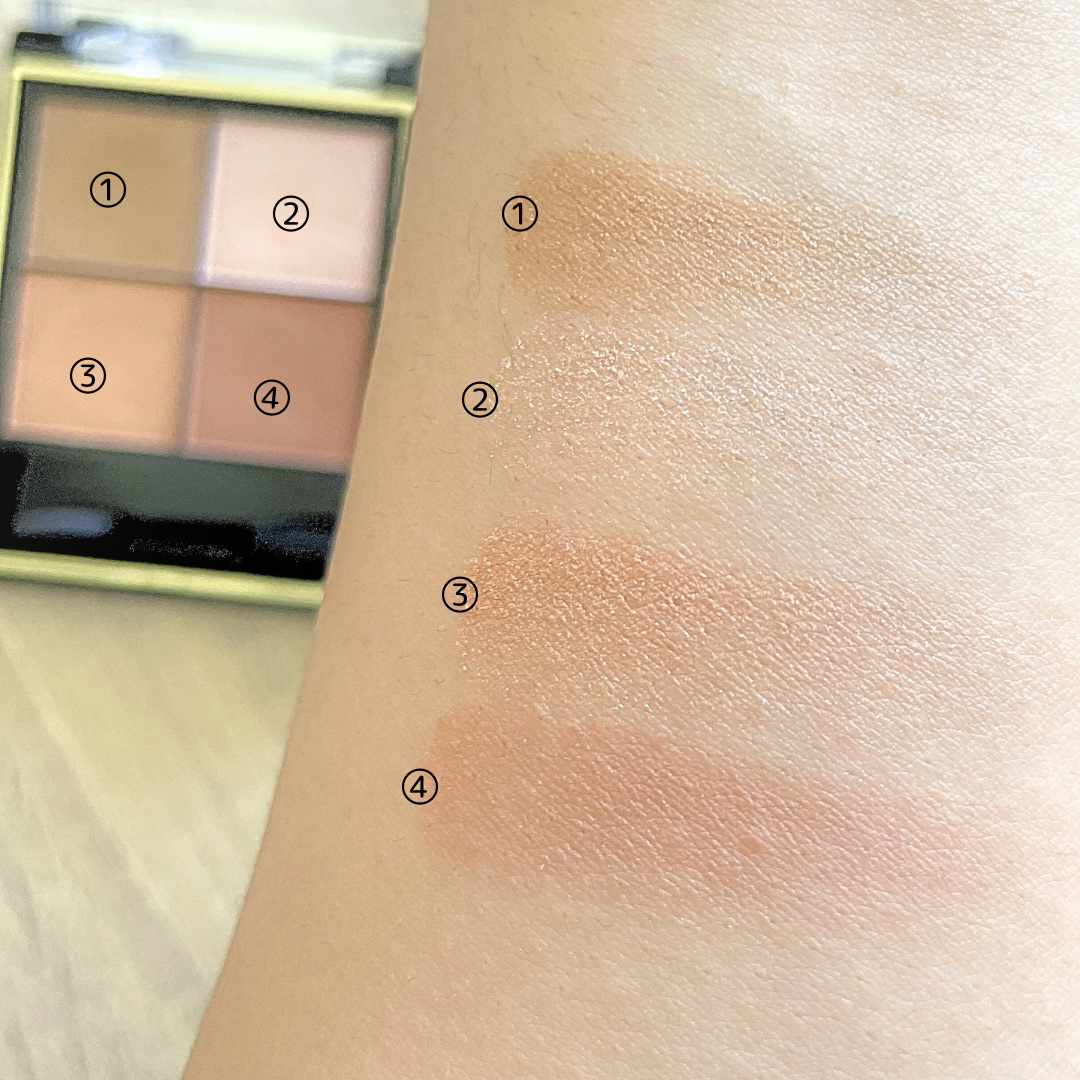 リアルクローズシャドウ/excel/アイシャドウパレットを使ったクチコミ（2枚目）