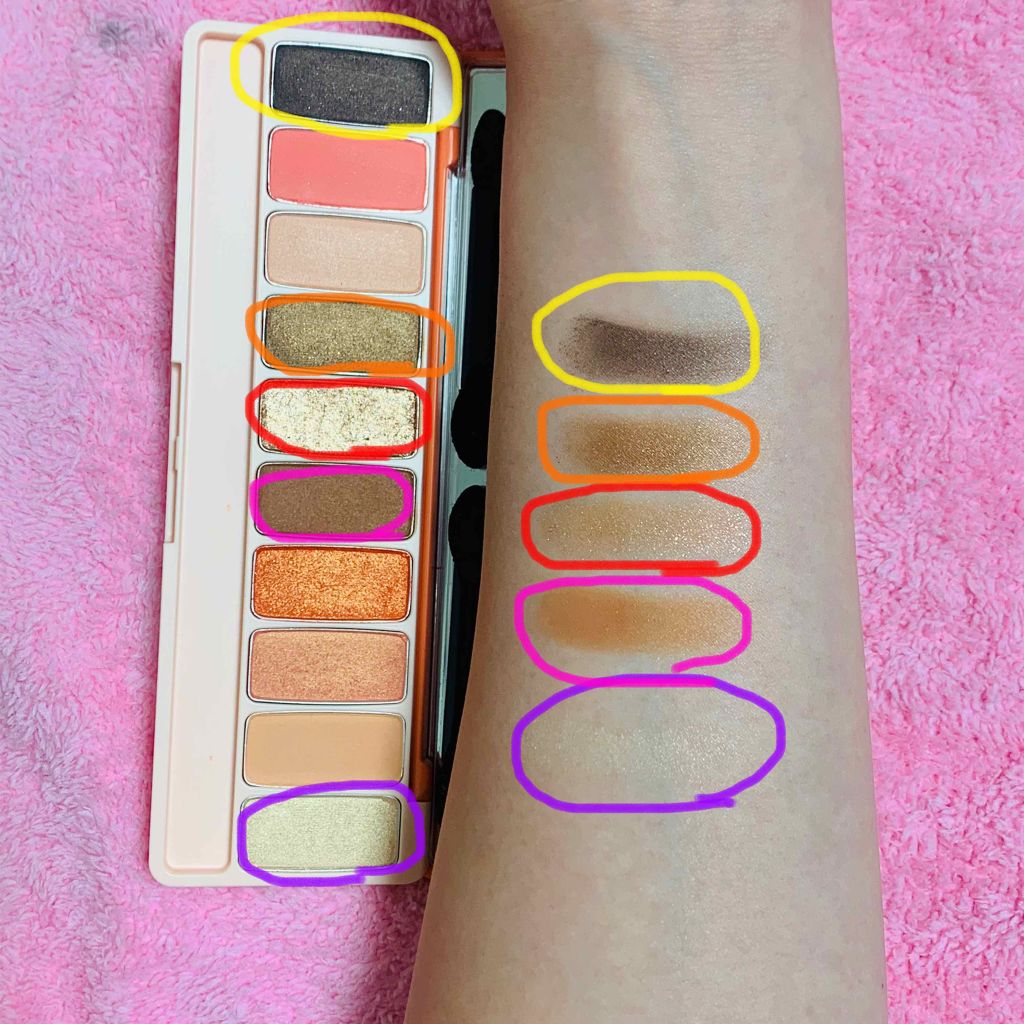 プレイカラー アイシャドウ/ETUDE/アイシャドウパレットを使ったクチコミ（3枚目）