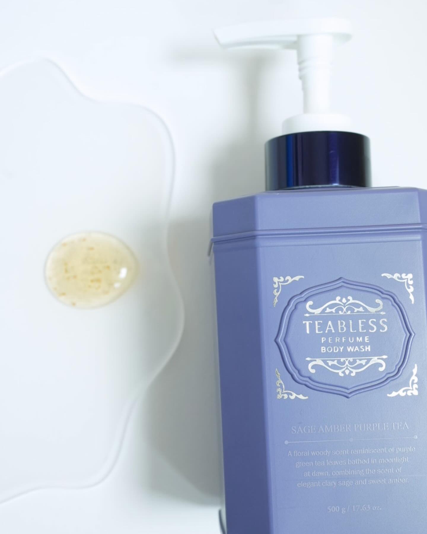 パフュームボディウォッシュ セージアンバーパープルティー/TEABLESS/ボディソープを使ったクチコミ（3枚目）