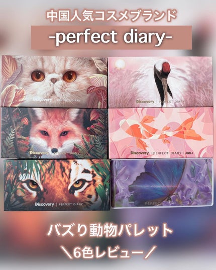 エクスプローラ12色 動物アイシャドウパレット/PERFECT DIARY/アイシャドウパレットを使ったクチコミ(1枚目)