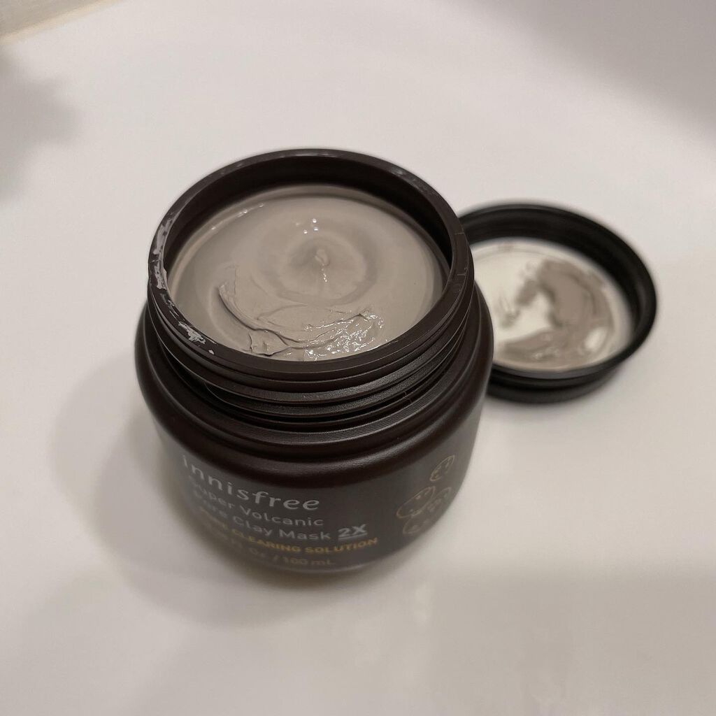 スーパーヴォルカニック　ポア　クレイマスク/innisfree/洗い流すパック・マスクを使ったクチコミ（2枚目）