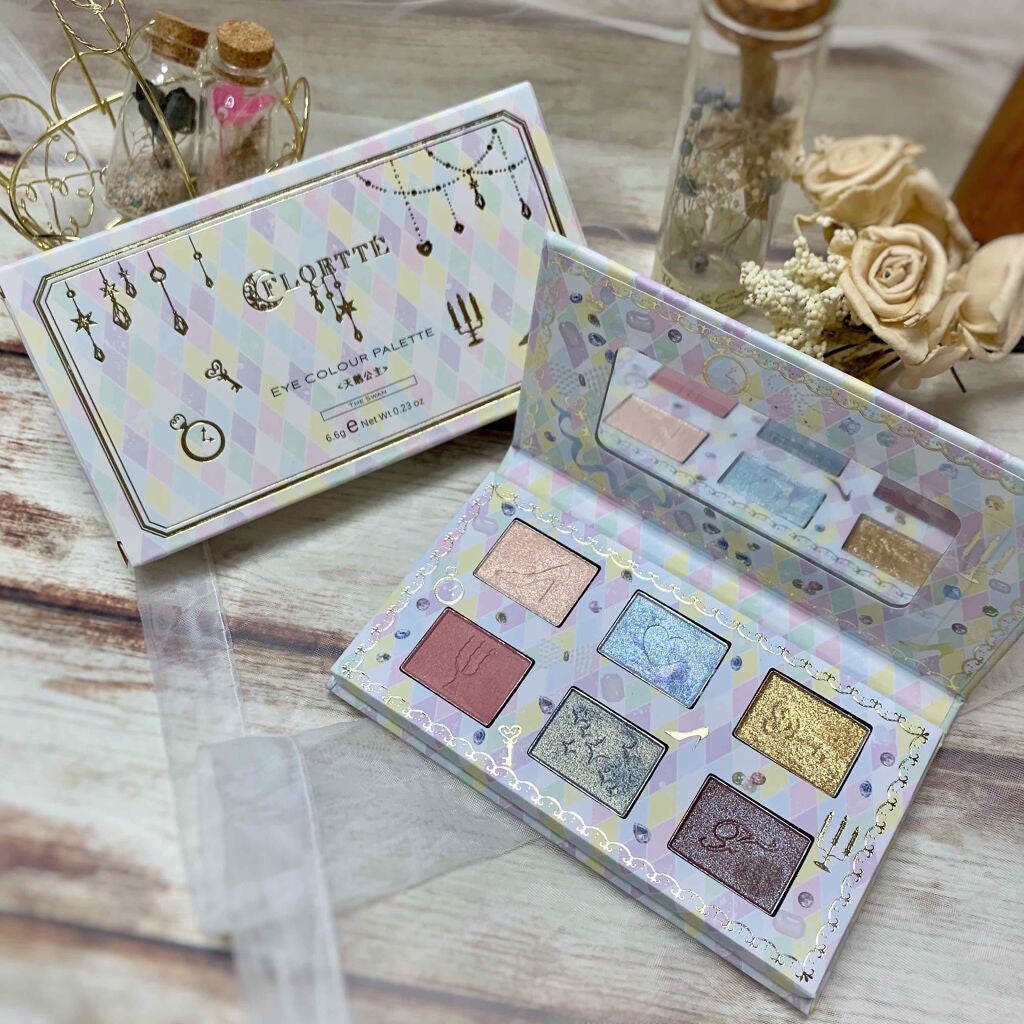 スワンプリンセス アイシャドウパレット/FLORTTE/アイシャドウパレットを使ったクチコミ(1枚目)