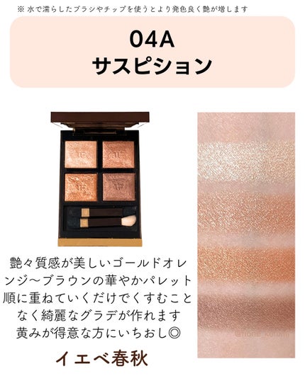 アイ カラー クォード/TOM FORD BEAUTY/アイシャドウパレットを使ったクチコミ(5枚目)
