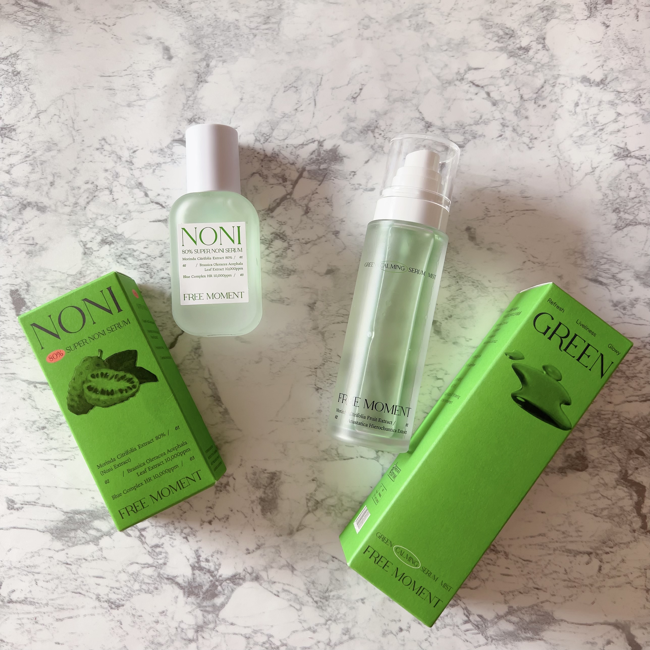 グリーンカーミングセラムミスト/Free Moment /ミスト状化粧水を使ったクチコミ（1枚目）