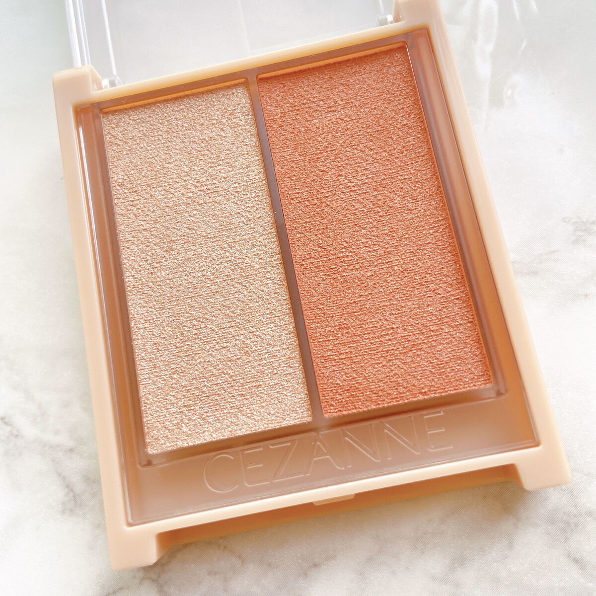 フェイスグロウカラー/CEZANNE/クリームハイライトを使ったクチコミ（2枚目）