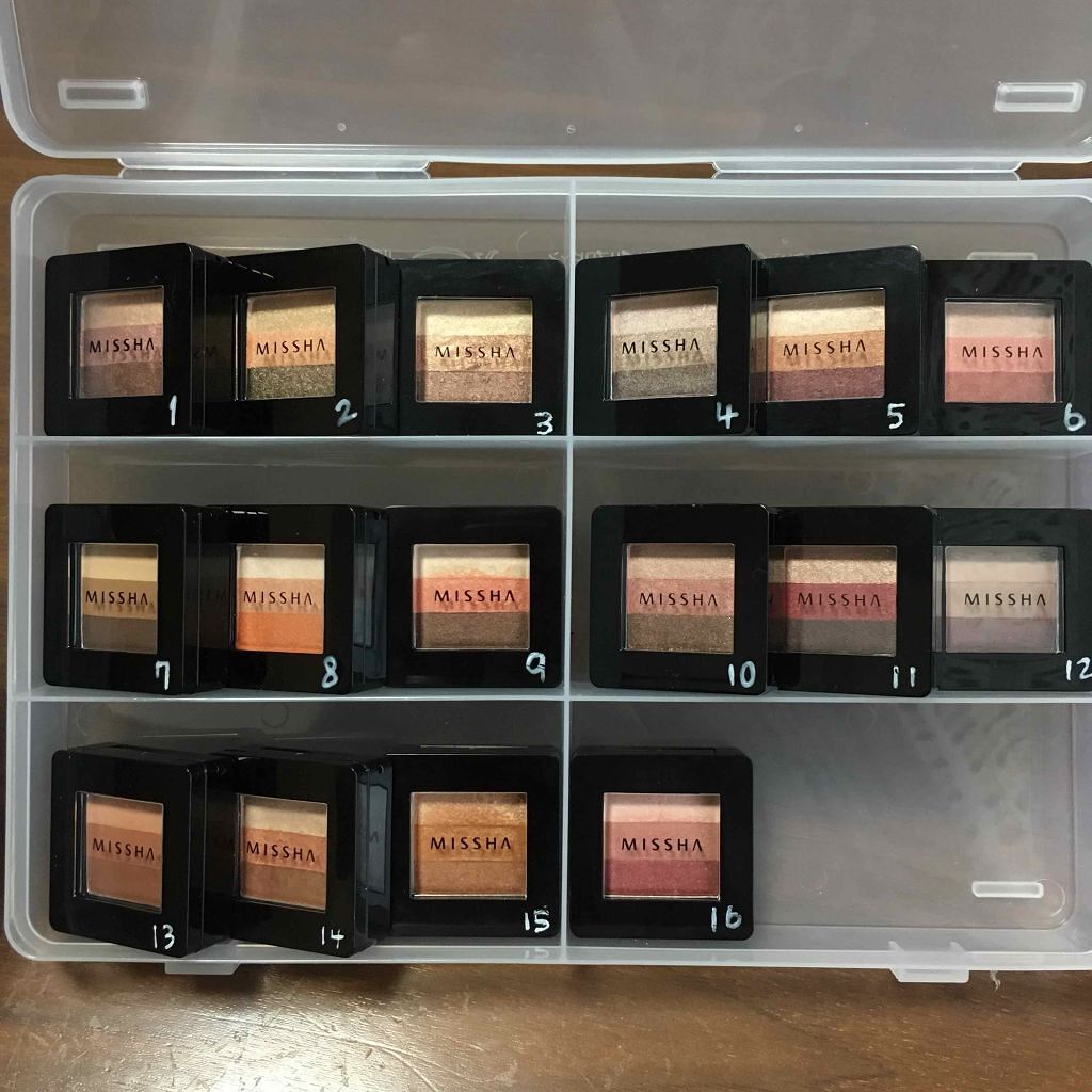 トリプルシャドウ/MISSHA/アイシャドウパレットを使ったクチコミ(1枚目)