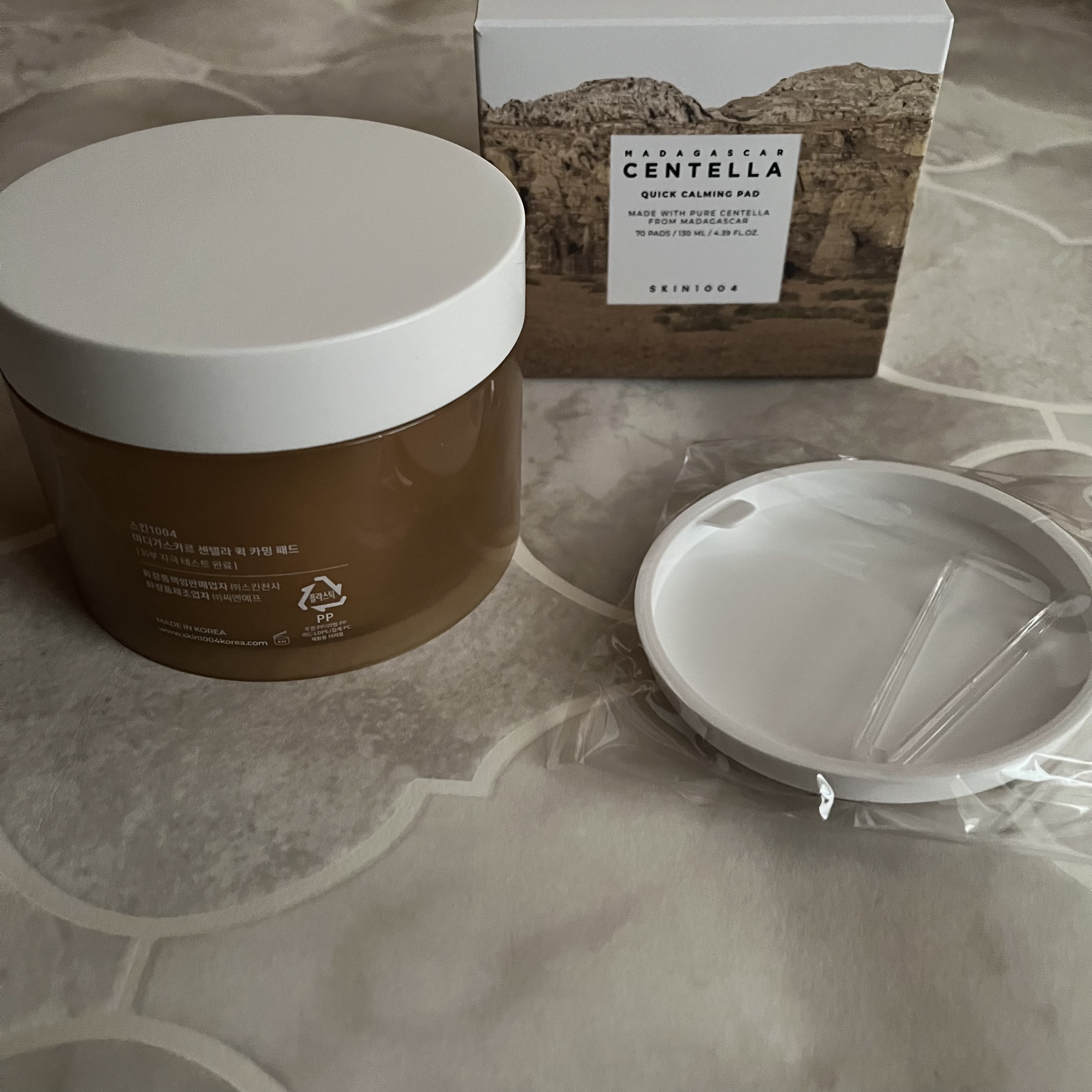 センテラ クイックカーミングパッド/SKIN1004/トナーパッドを使ったクチコミ（2枚目）