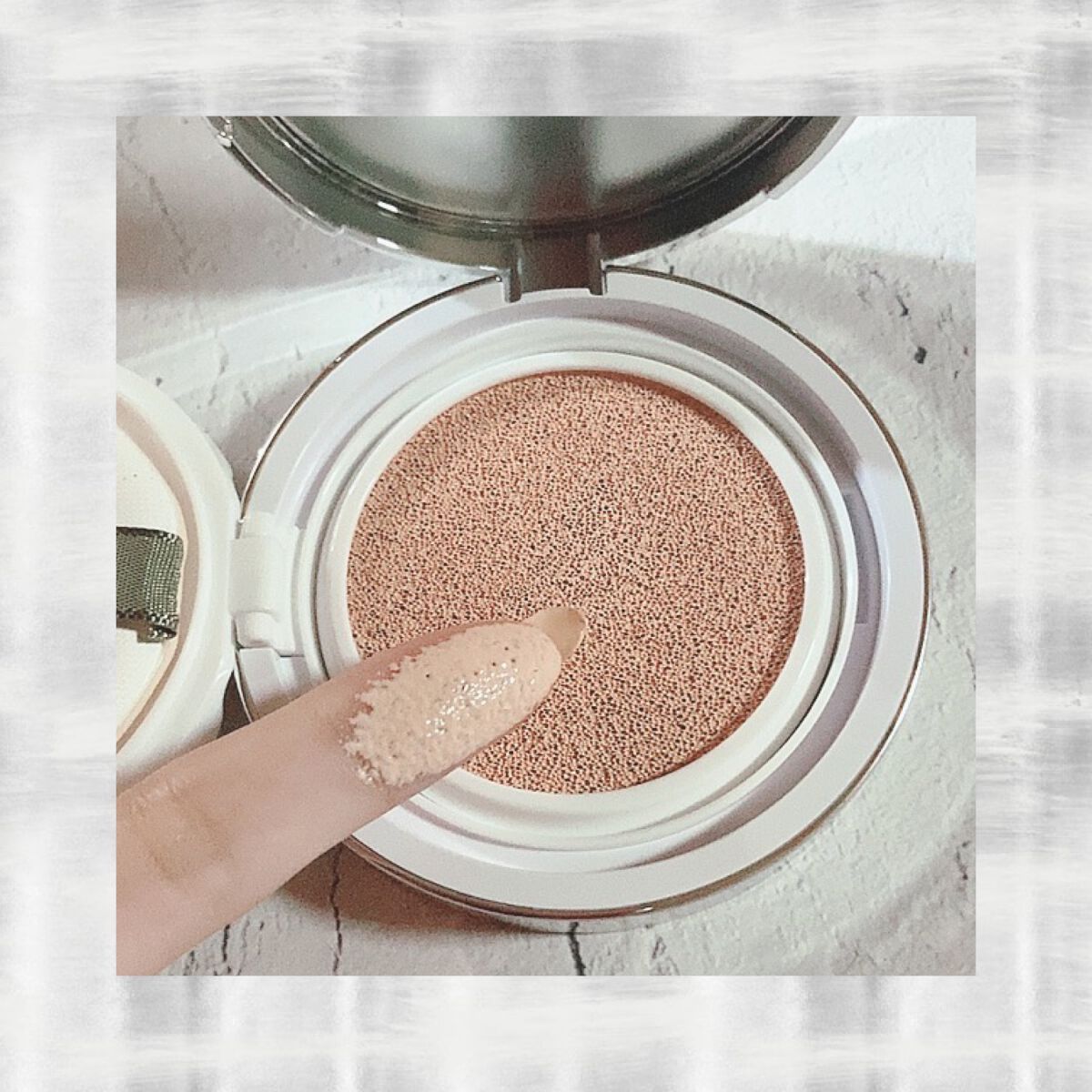 スリムフィット エバーラスティング クッション/Dear.A/クッションファンデーションを使ったクチコミ(4枚目)