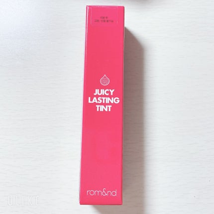 ジューシーラスティングティント/rom&nd/リップティントを使ったクチコミ(4枚目)