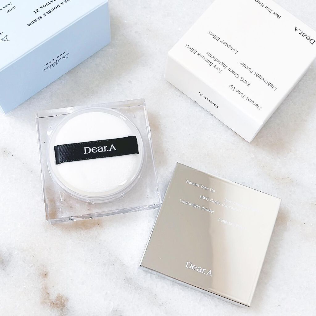 フェイス ブラー フィニッシング パウダー/Dear.A/ルースパウダーを使ったクチコミ（1枚目）