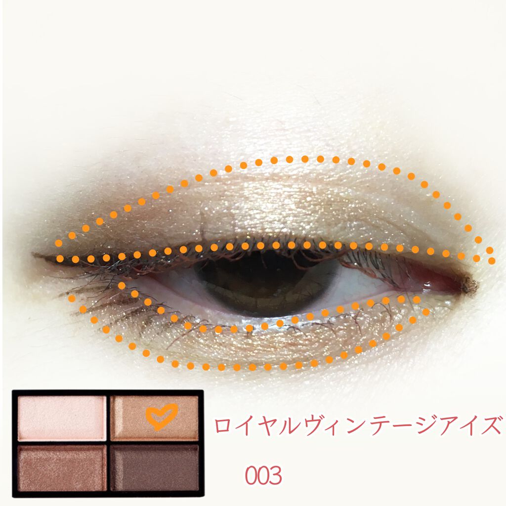 ロイヤルヴィンテージ アイズ 003/リンメル ロンドン/アイシャドウパレットを使ったクチコミ（3枚目）