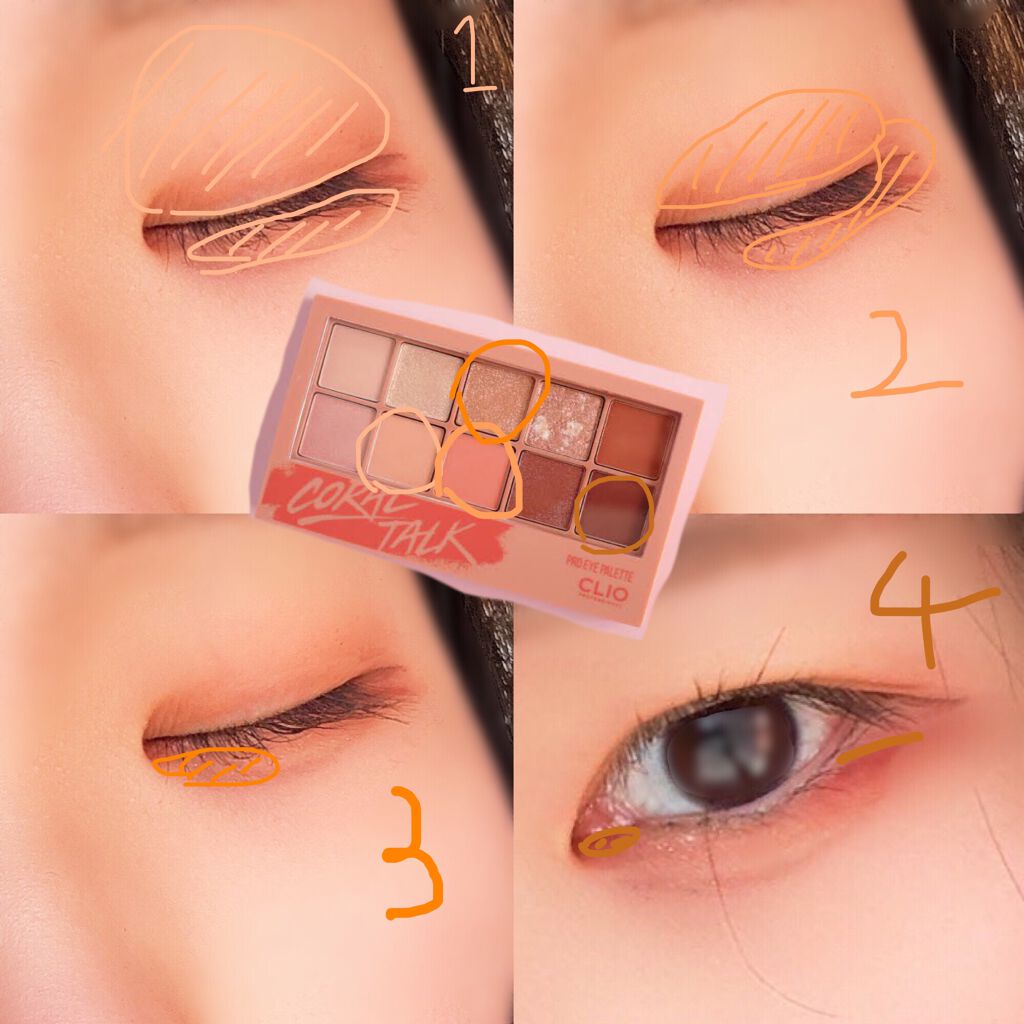 プロ アイ パレット/CLIO/アイシャドウパレットを使ったクチコミ（3枚目）