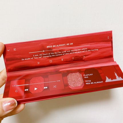 LAZY RED MOOD EYES/too cool for school/アイシャドウパレットを使ったクチコミ(2枚目)