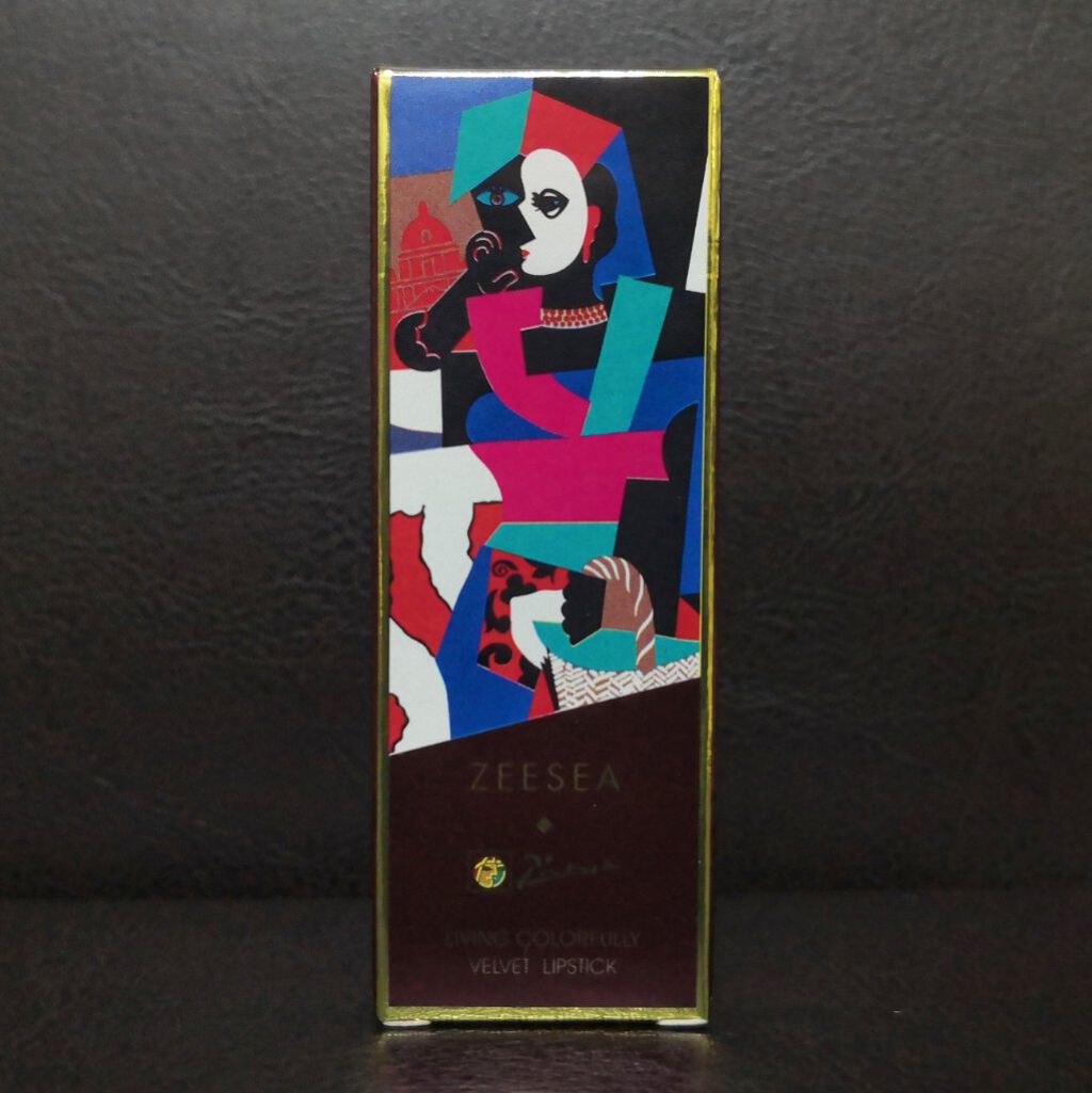 ピカソベルベットマットリップスティック #905 自由な魂/ZEESEA/口紅を使ったクチコミ（3枚目）