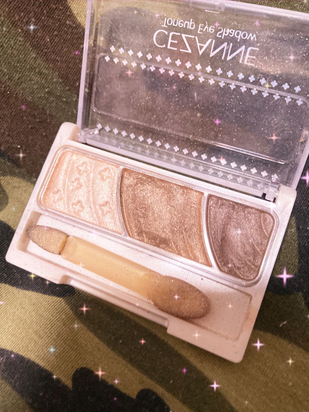 トーンアップアイシャドウ/CEZANNE/アイシャドウパレットを使ったクチコミ（1枚目）