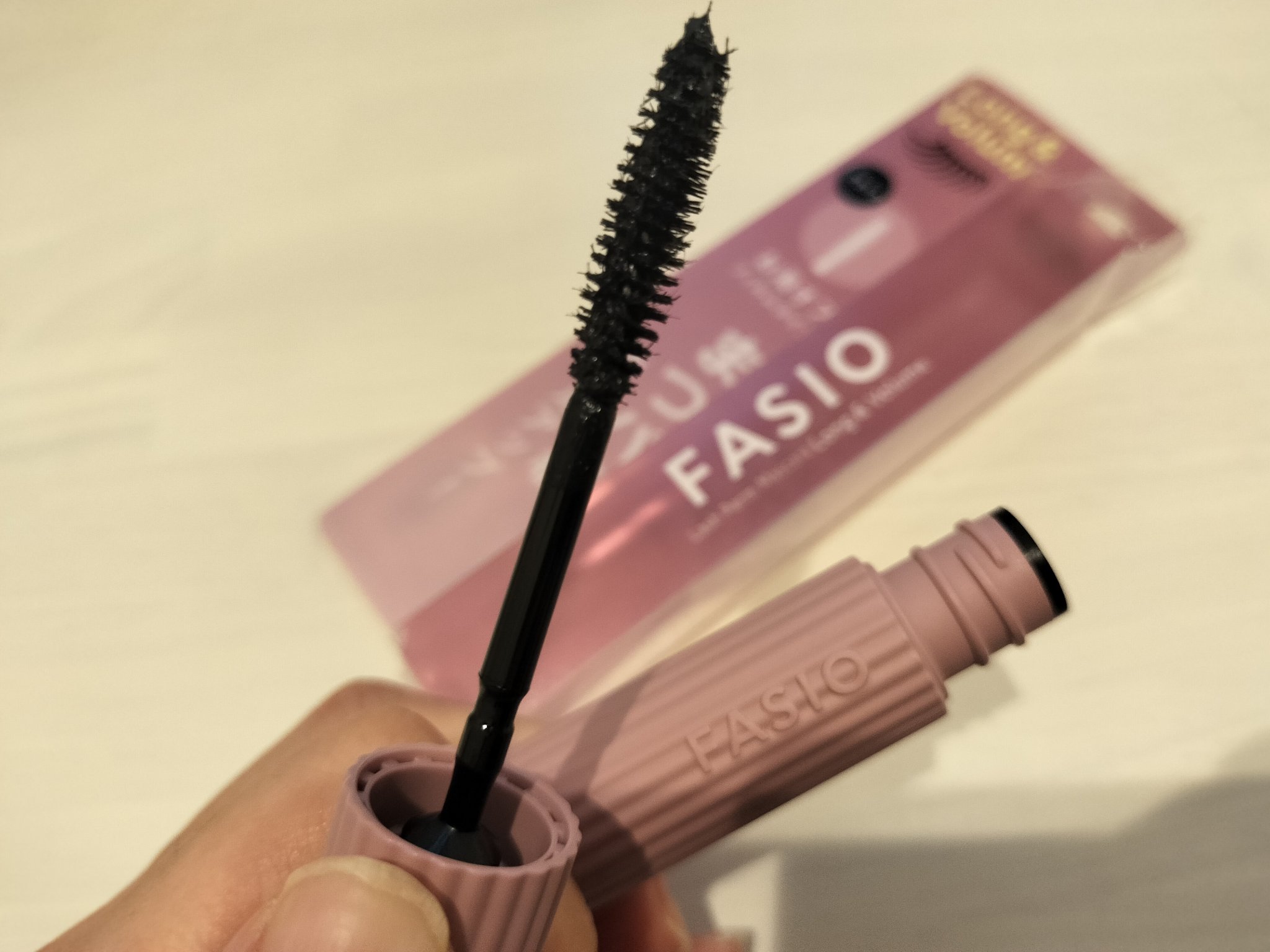 まつパ級 フィルム マスカラ (ロング&ボリューム)/FASIO/マスカラを使ったクチコミ（2枚目）