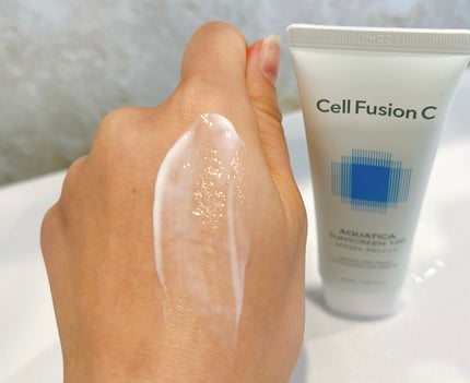 アクアティカサンスクリーン100/Cell Fusion C(セルフュージョンシー)/日焼け止めクリームを使ったクチコミ(5枚目)