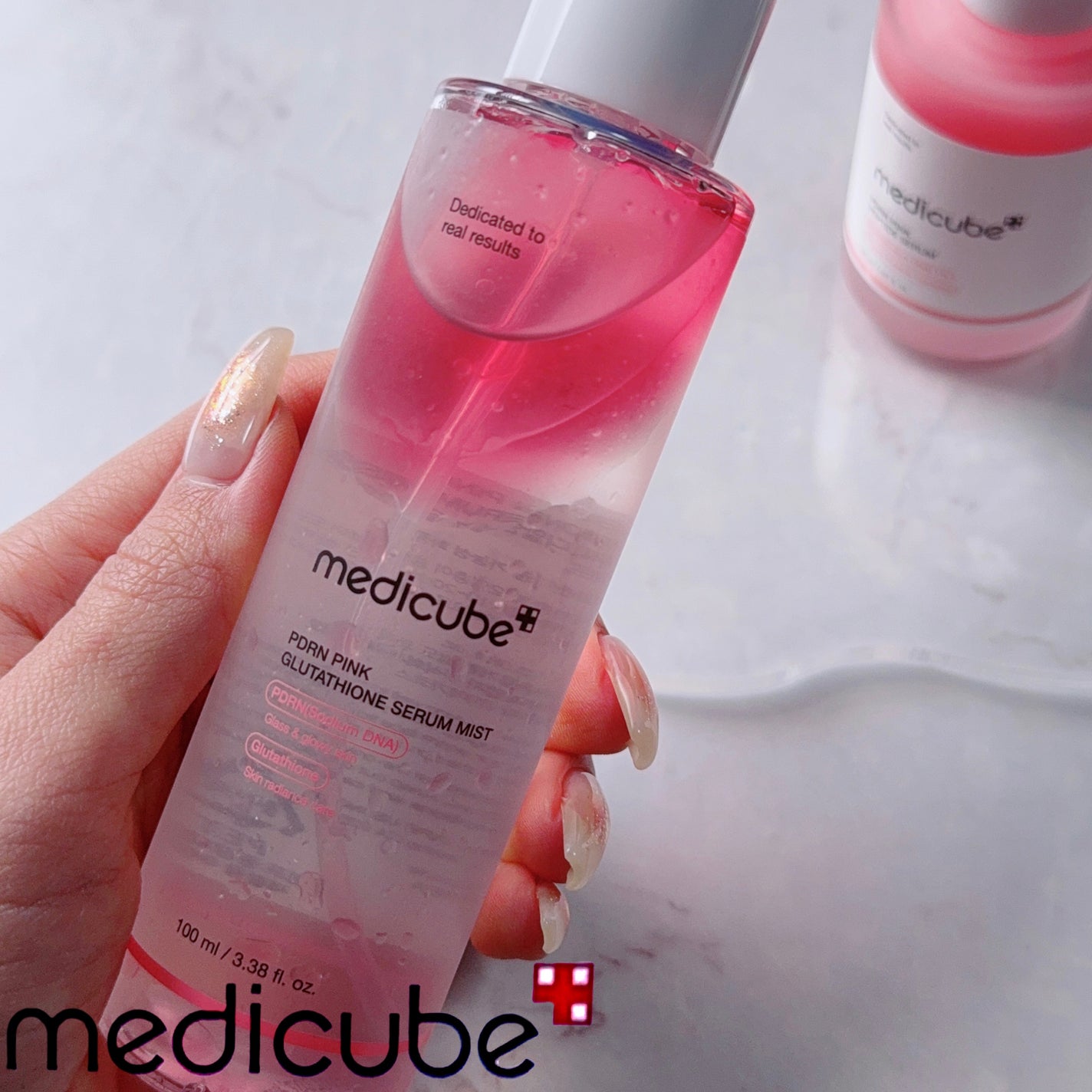 PDRNピンクセラムミスト/MEDICUBE/美容液を使ったクチコミ(1枚目)